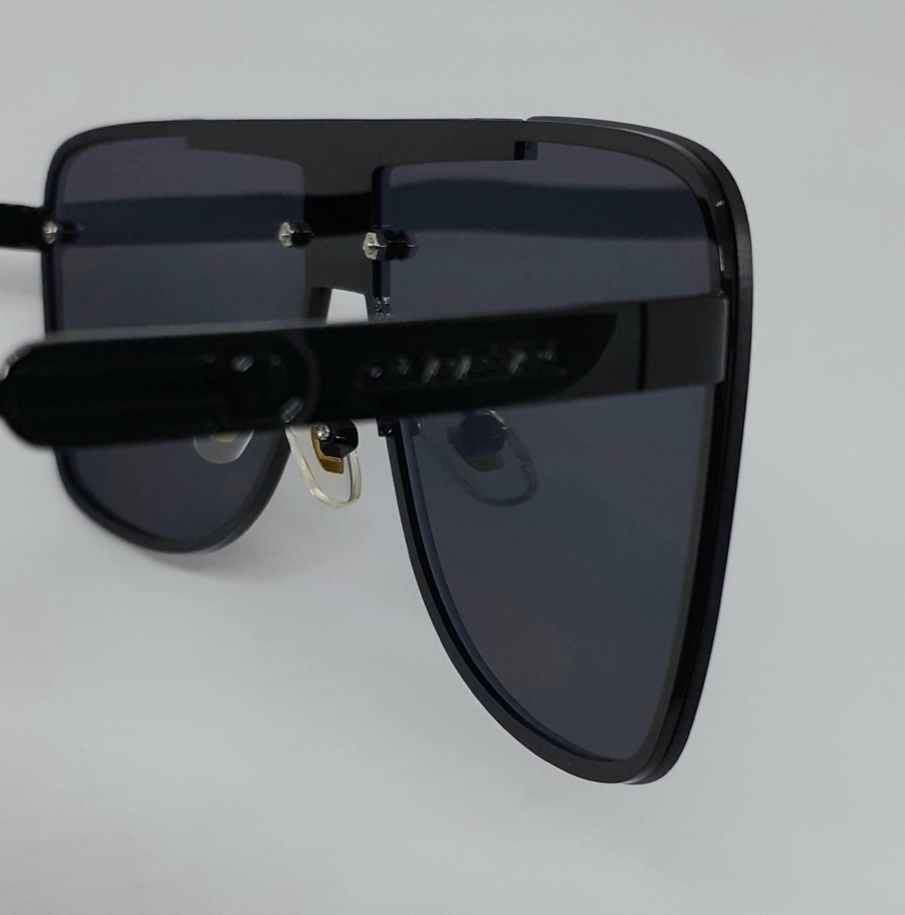 Carrera очки мужские маска черные однотонные в черном металле