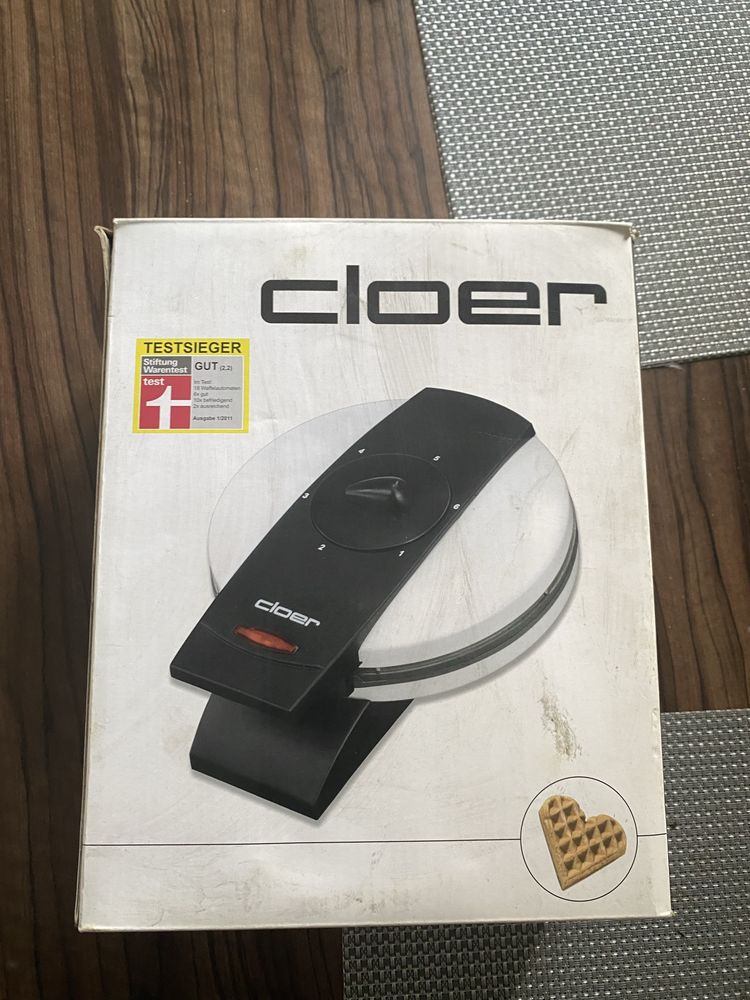 Cloer 1621 gofrownica  do gofrow w ksztalcie serca