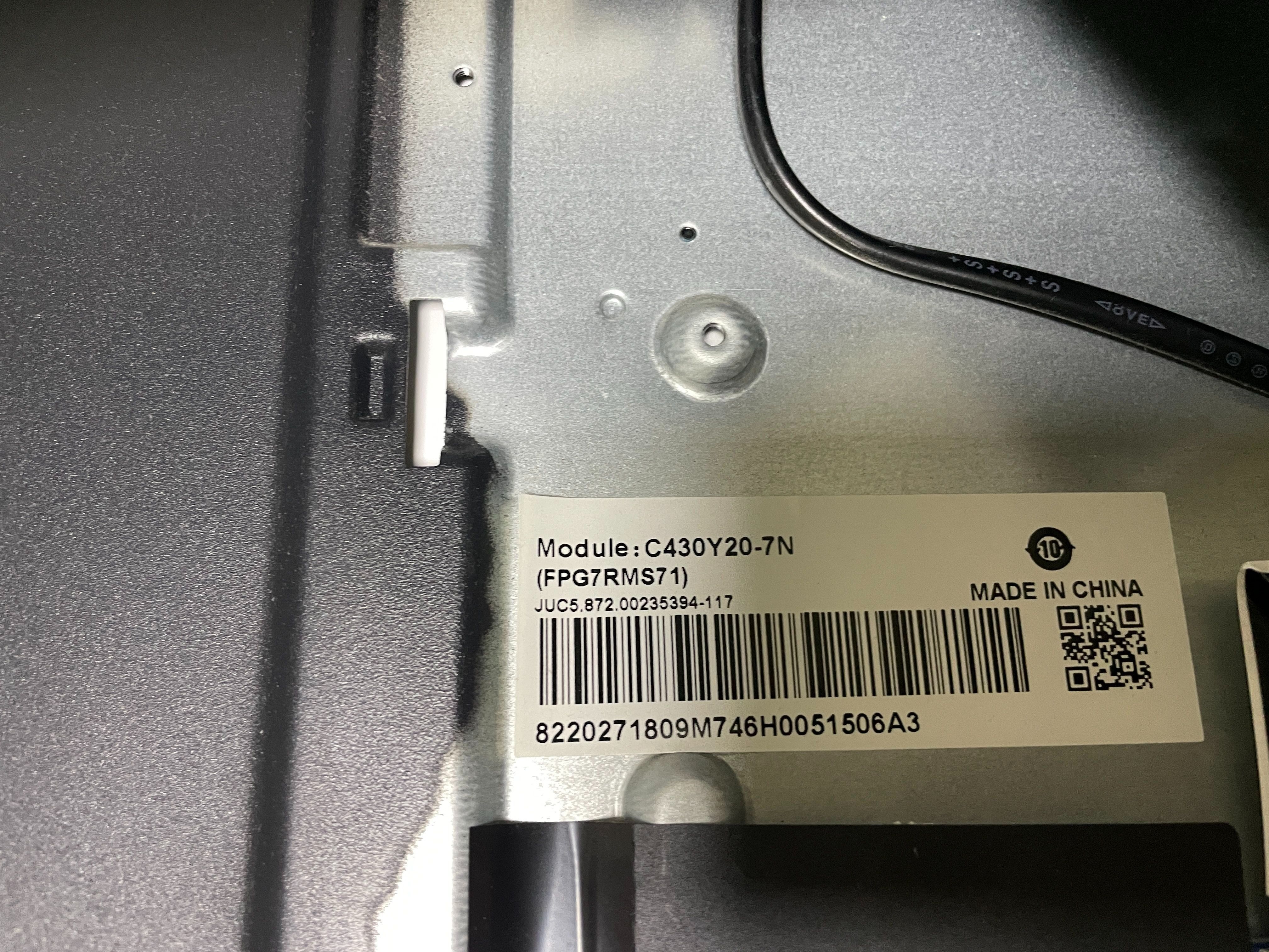 матрица LED 43" C430Y20-7N (FPG7RMS71) для телевизоров realme