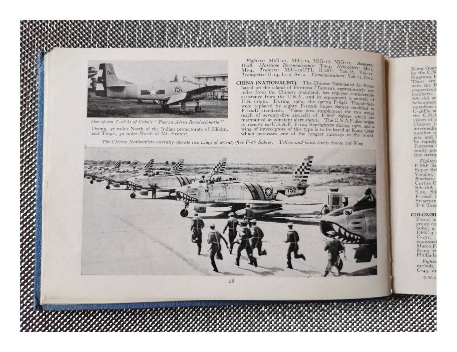 Słownik lotniczy,1961 The Observer's World Aircraft Directory W. Green
