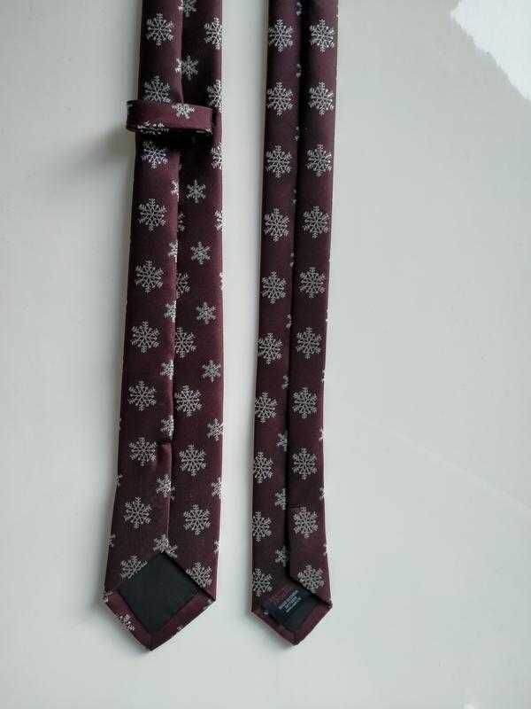 Краватка галстук Asos з сніжинками