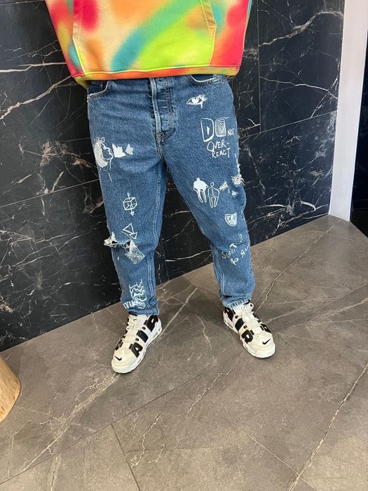 Джинси Zara сині
