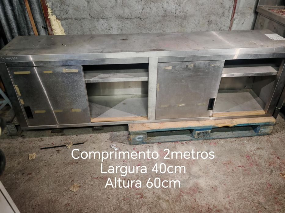 armário em Inox de cozinha