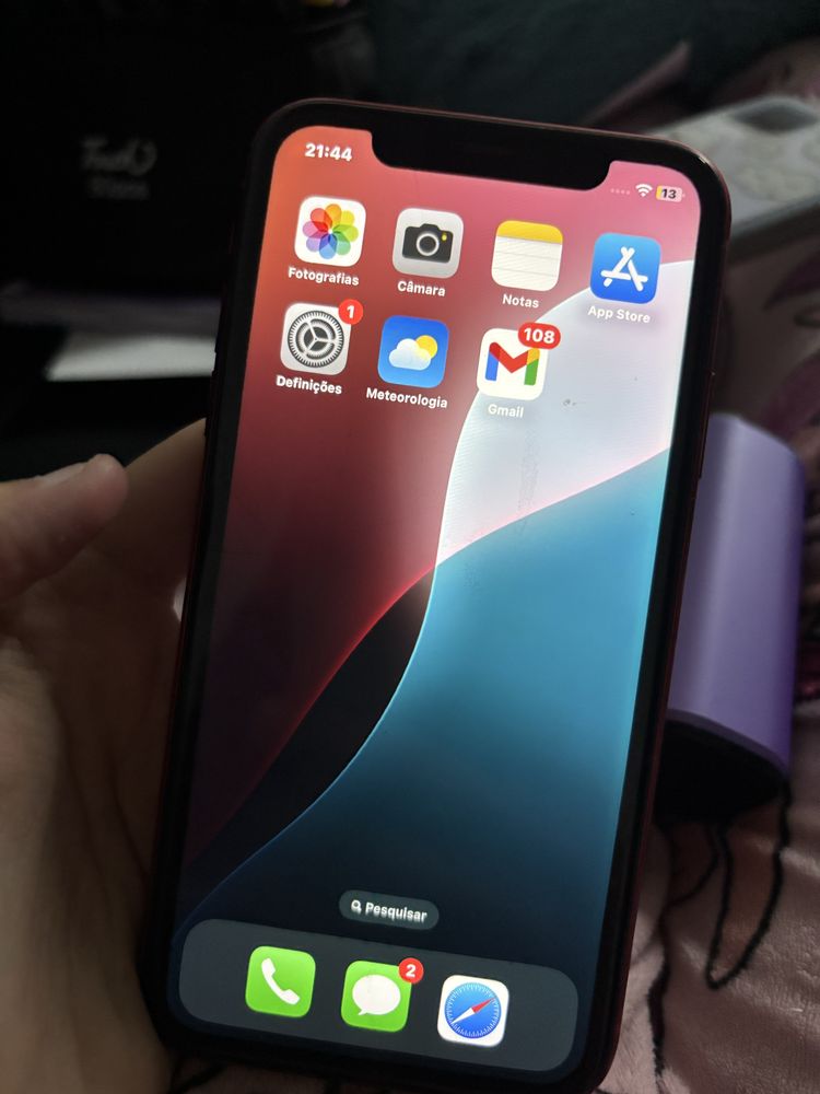iPhone 11 Vermelho | Bateria 100%