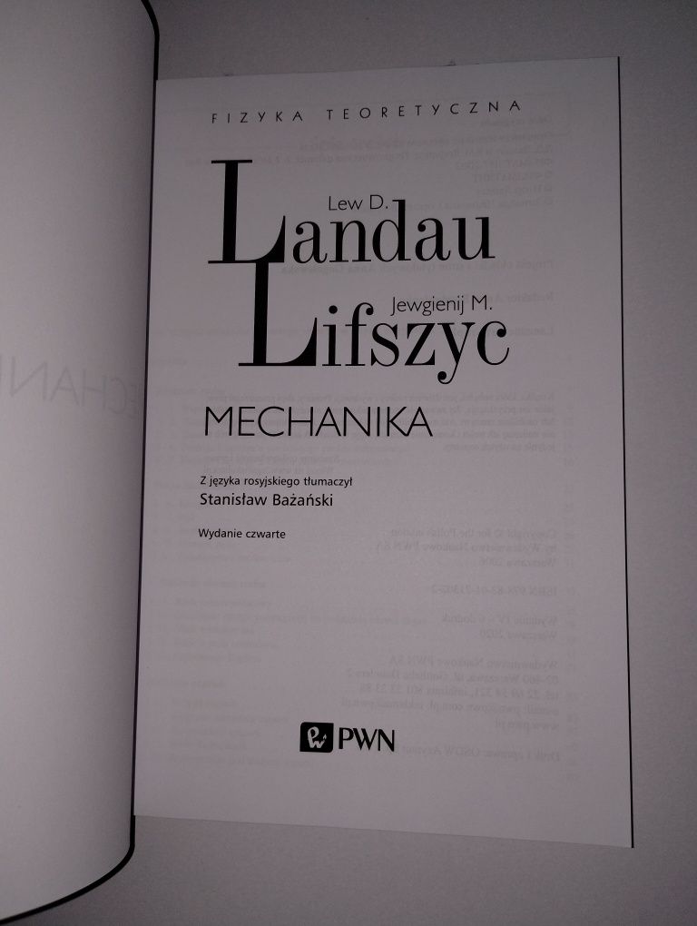 Mechanika - L. Landau, J. Lifszyc
