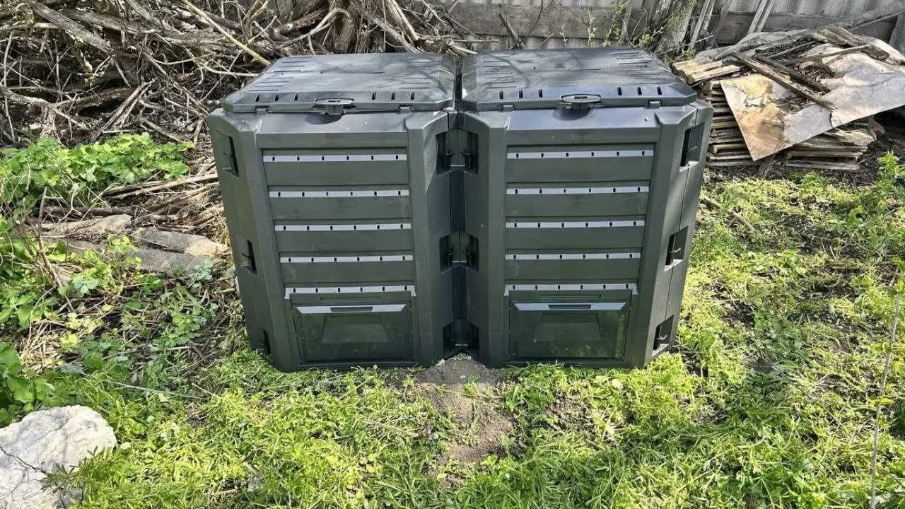 Компостер садовый Prosperplast 800L модульный 2-сегментный