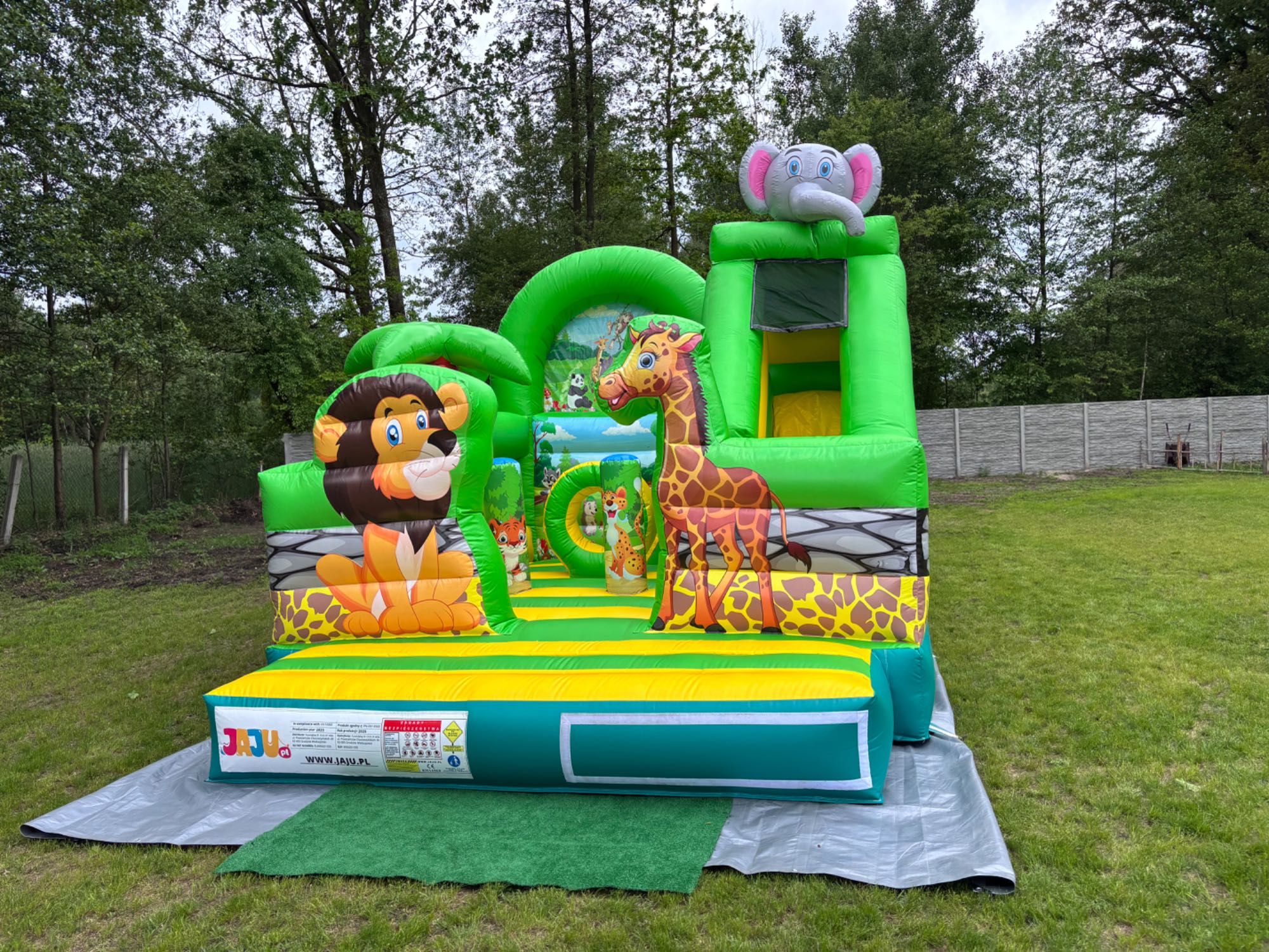 Dumachańce Dmuchana Zjeżdżalnia Bubble House Piana Party Urodziny