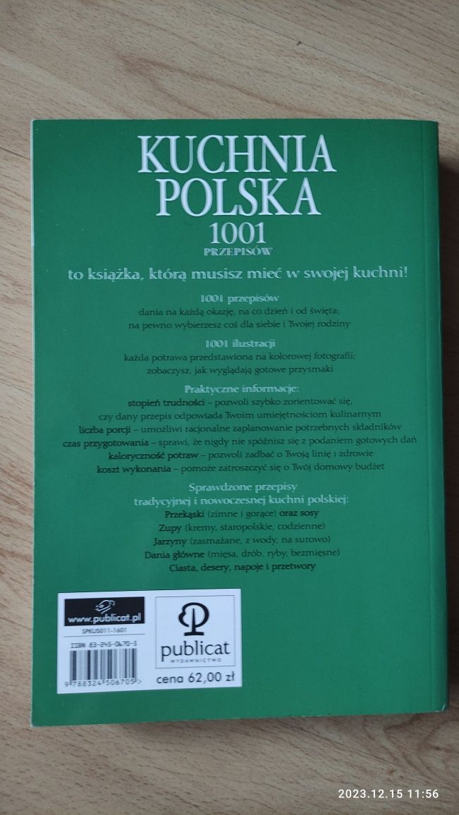 Kuchnia polska, 1001 przepisów, E. Aszkiewicz + gratis