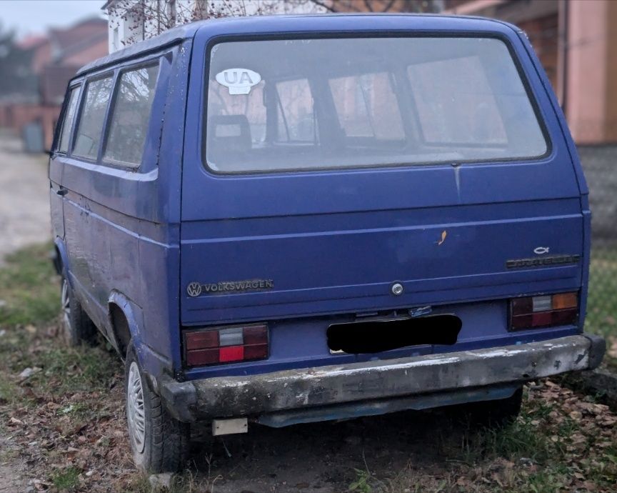 Volkswagen T3 1987 | 1.9 бензин/газ