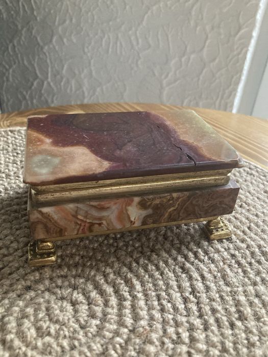 Мармурова шкатулка, шкатулка з мармуру б у