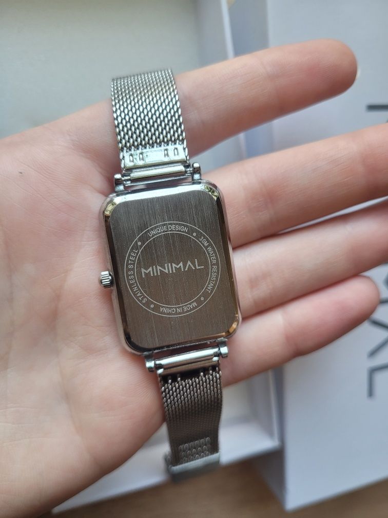 Годинник срібний minimal
