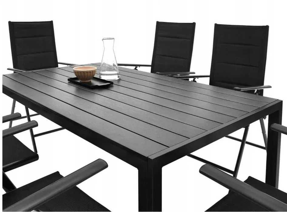 Meble Ogrodowe Zestaw STÓŁ 6+1 NA TARAS BALKON