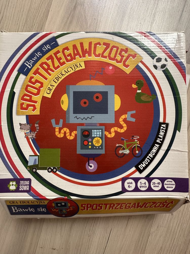 Gra spostrzegawczosc Zielona sowa