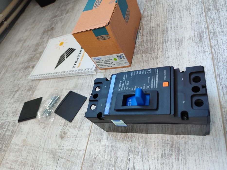 Сонячна автоматика DC ОПН, запобіжники, автомати DC, громозахист TOMZN