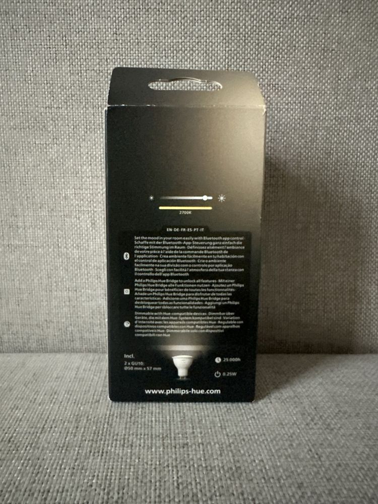 Philips hue 400 White - dwie żarówki gu10