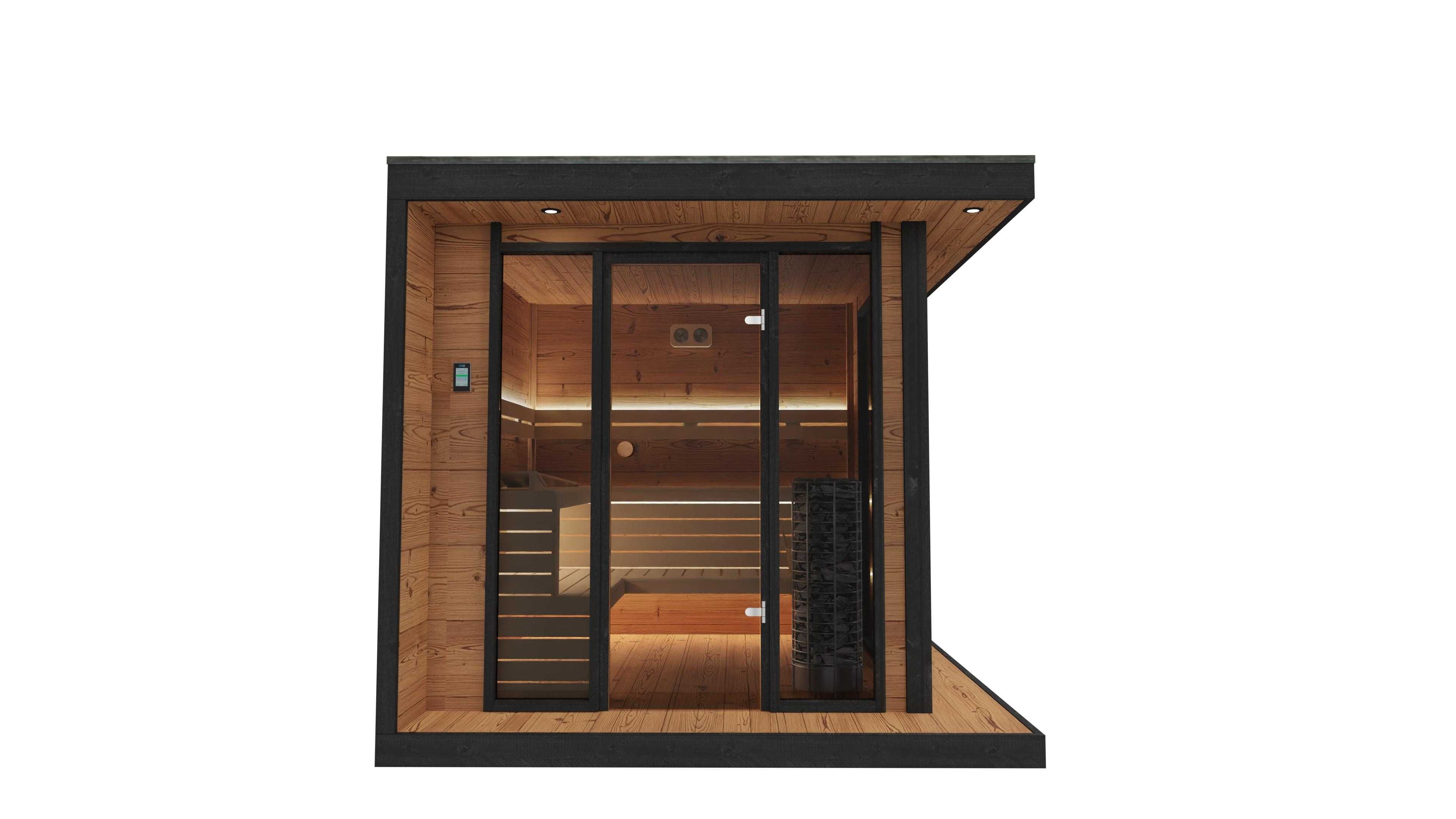 Sauna ogrodowa TUULI 250 x 250 cm / DOSTAWA W CENIE