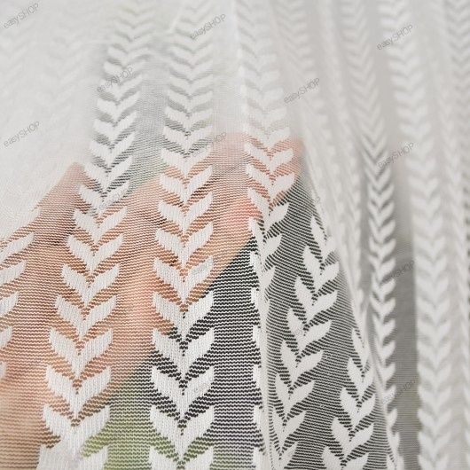 Urocza firaneczka koronkowa kolor ciepły biały