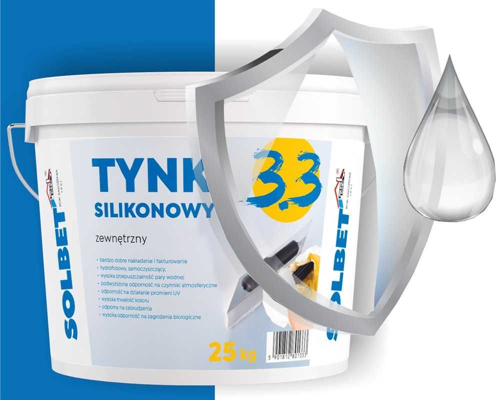 Tynk Silikonowy 25 Kg Biały