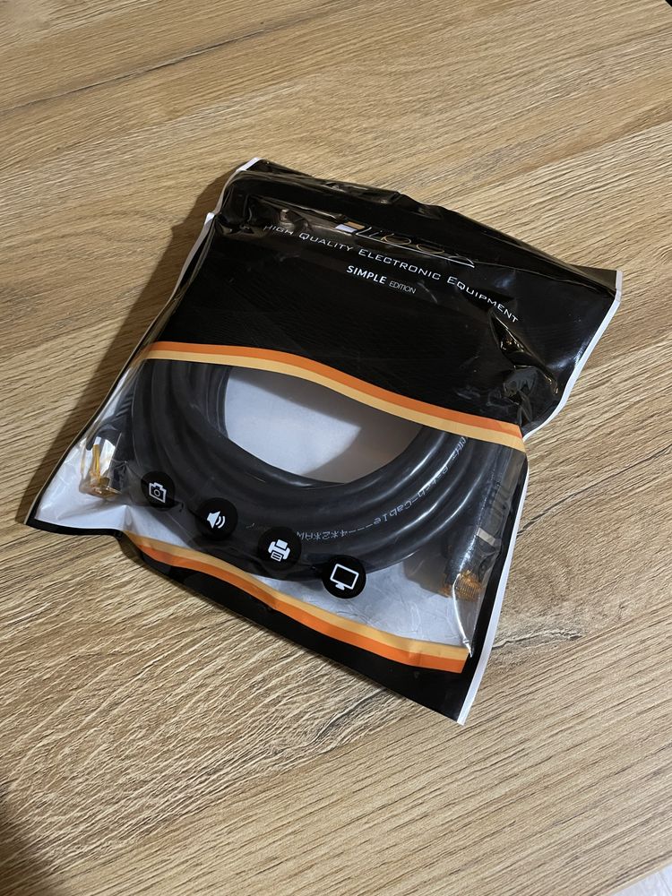 Kabel sieciowy lan ethernet  rj45 sftp cat6a 5m