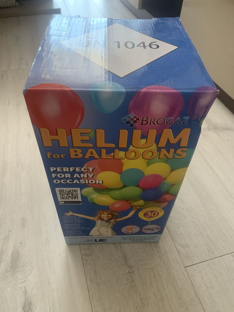 Pusta butla po helu