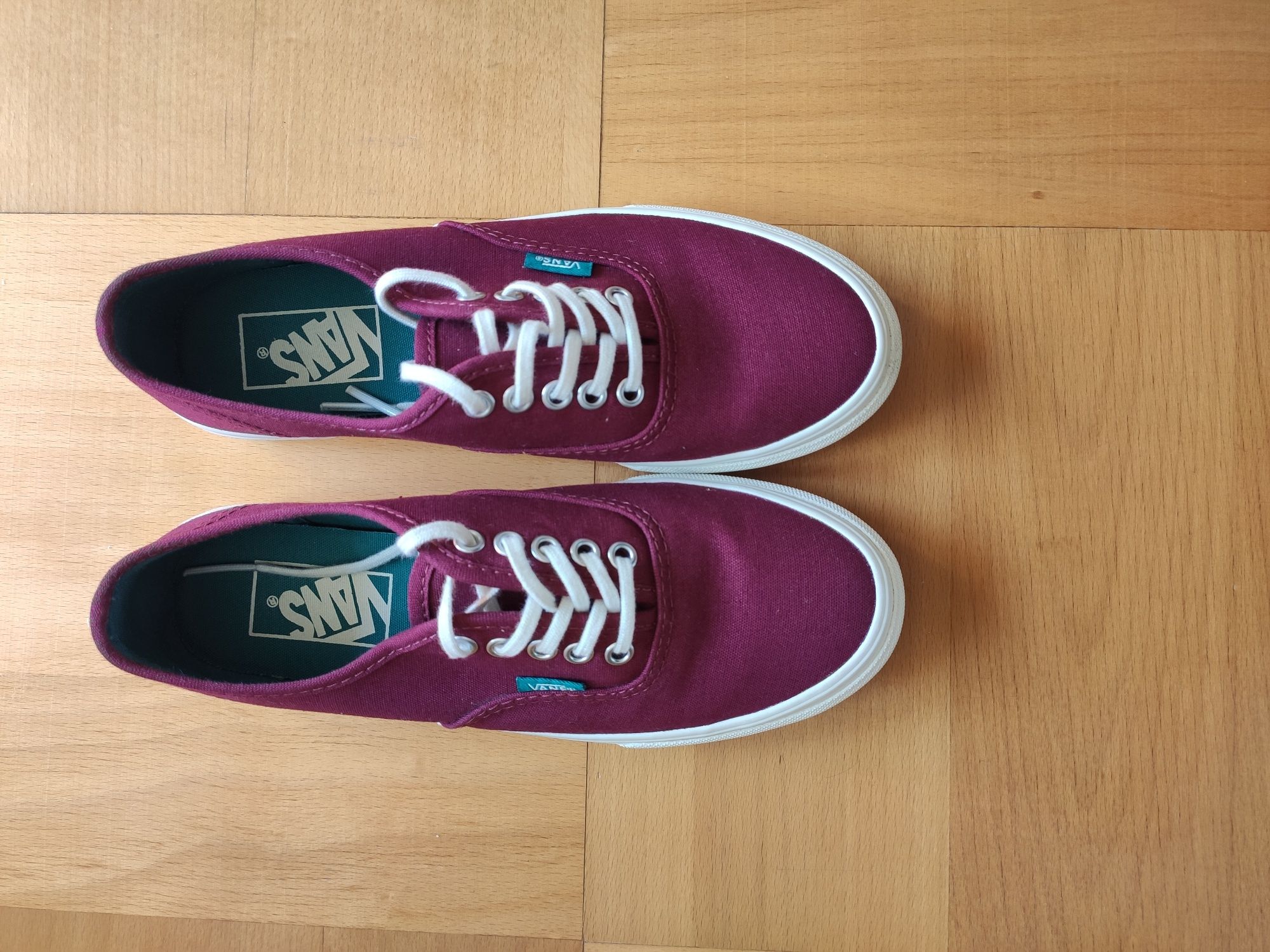 Buty VANS Authentic Slim, kolor bordowy, rozmiar 36