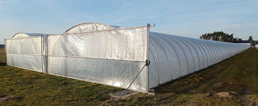 Nowe tunele foliowe 7.5x3x32m tunel foliowy na truskawki