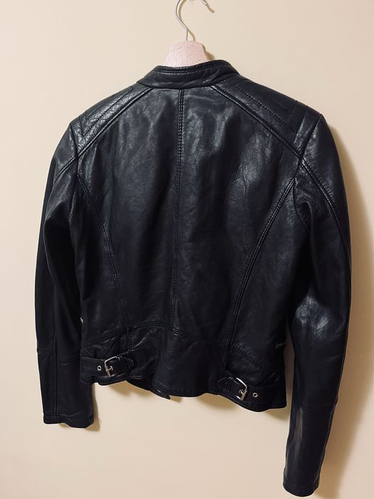 Ramoneska, skórzana kurtka, skóra, motycyklowa, zara