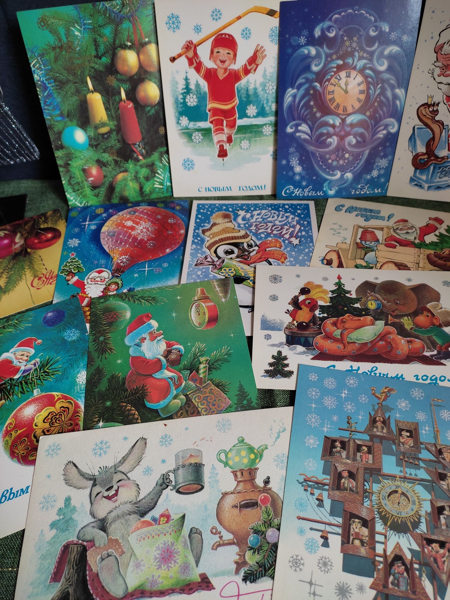 Колекційні новорічні листівки срср