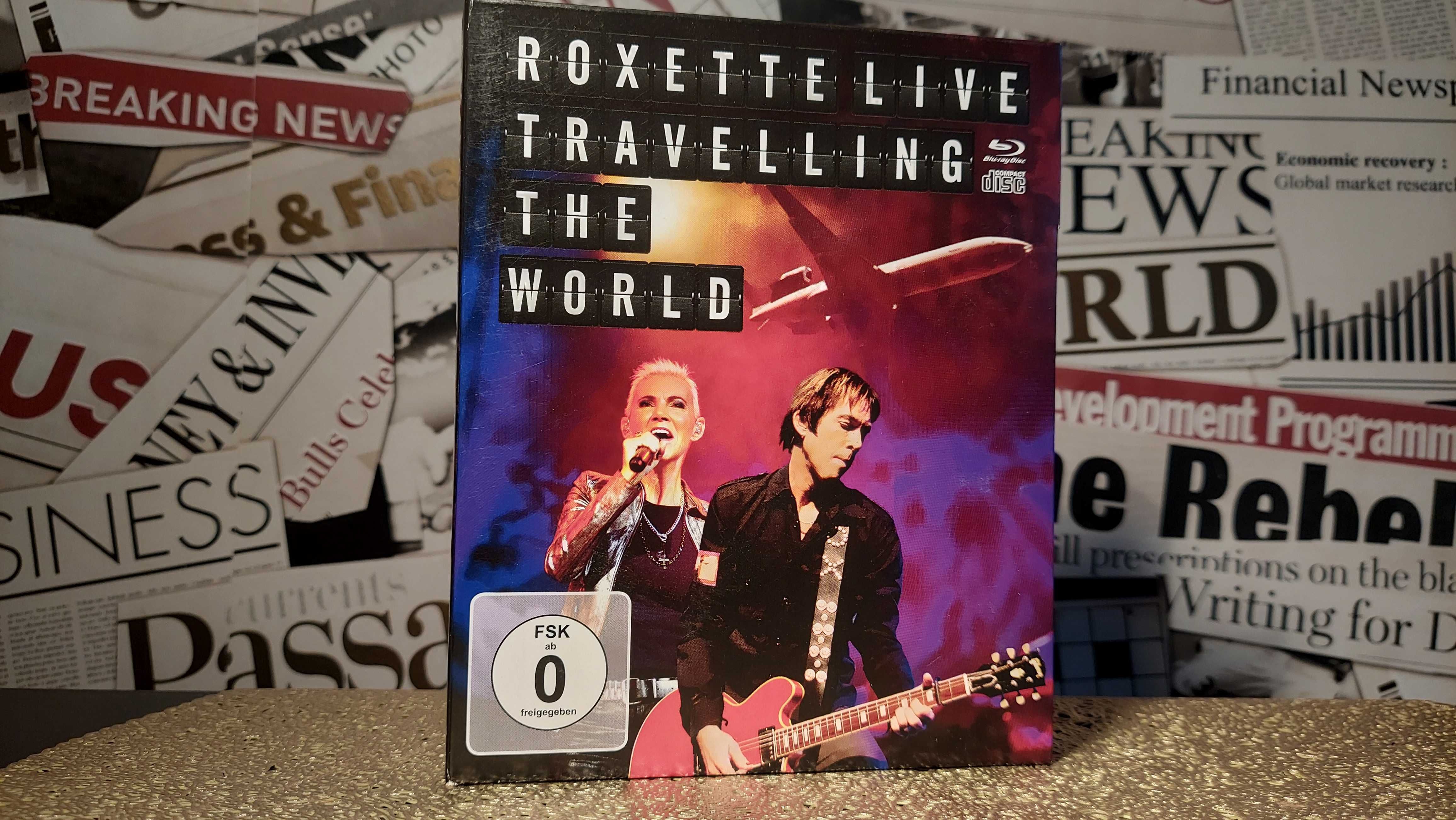 Roxette - Travelling The World Live Koncert Blu-ray + CD