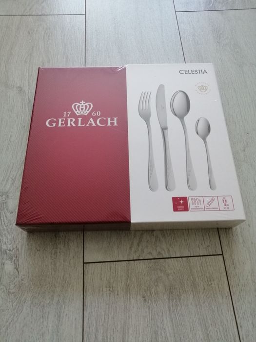 Zestaw Gerlach Celestia komplet sztućców 24 szt elementów nowe