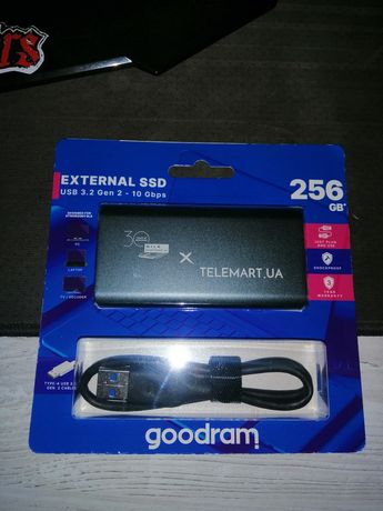 Продам переносной ссд SSD GOODRAM 256 gb