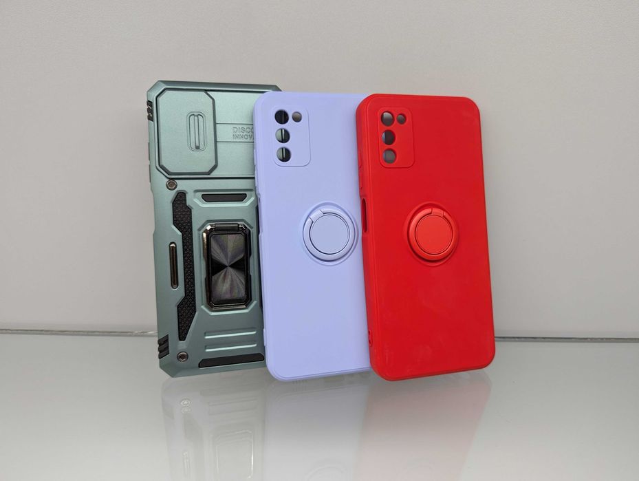 Samsung Galaxy A03S Противоударный чехол с кольцом new