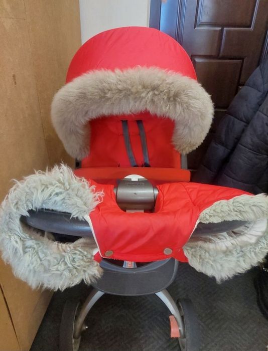 Зимний комплект на коляску stokke.
