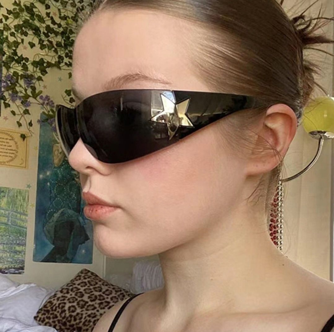 Nowe stylowe ukulary styl opium, y2k