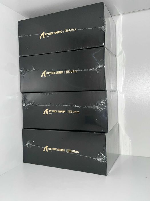 Attack Shark R5 Ultra 8K мышка из карбона Black, Red, Green, White!