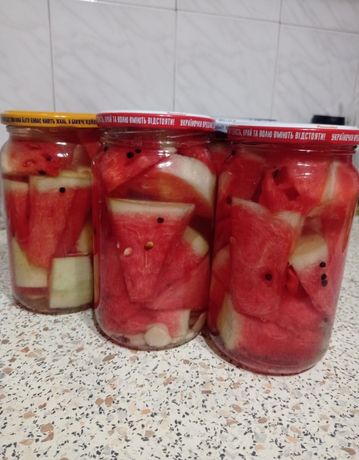 Консервация арбуз маринованный, помидоры, огурцы, икра
