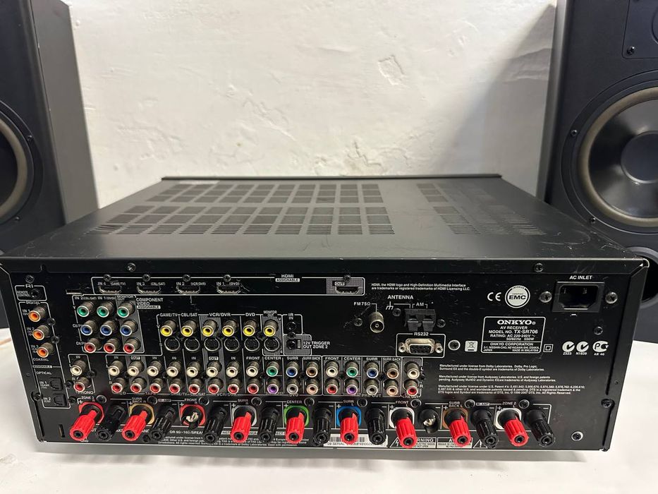 +7.1 Amplituner Onkyo TX-SR 706, 7*175 Wat, HDMI, LipSync, Dolby TrueH
