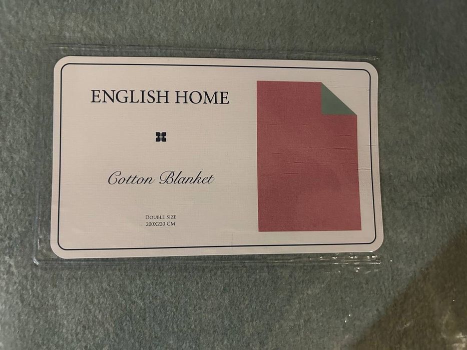 Плед, бавовна , декор, покривало, English home