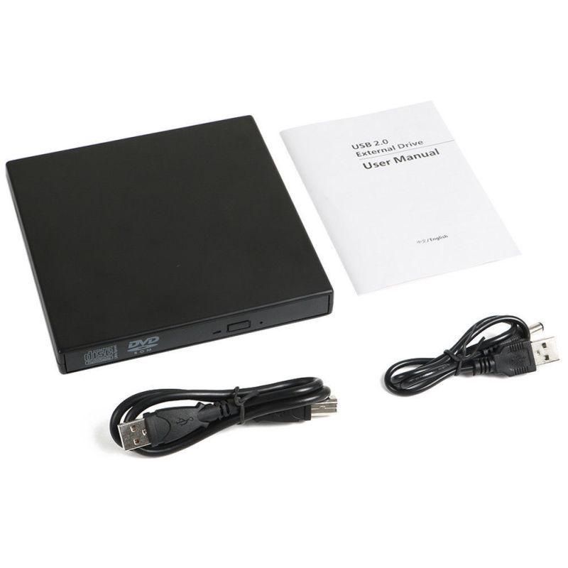 Зовнішній USB-пристрій DVD CD RW Disc Burner Combo для Windows 98/8/10