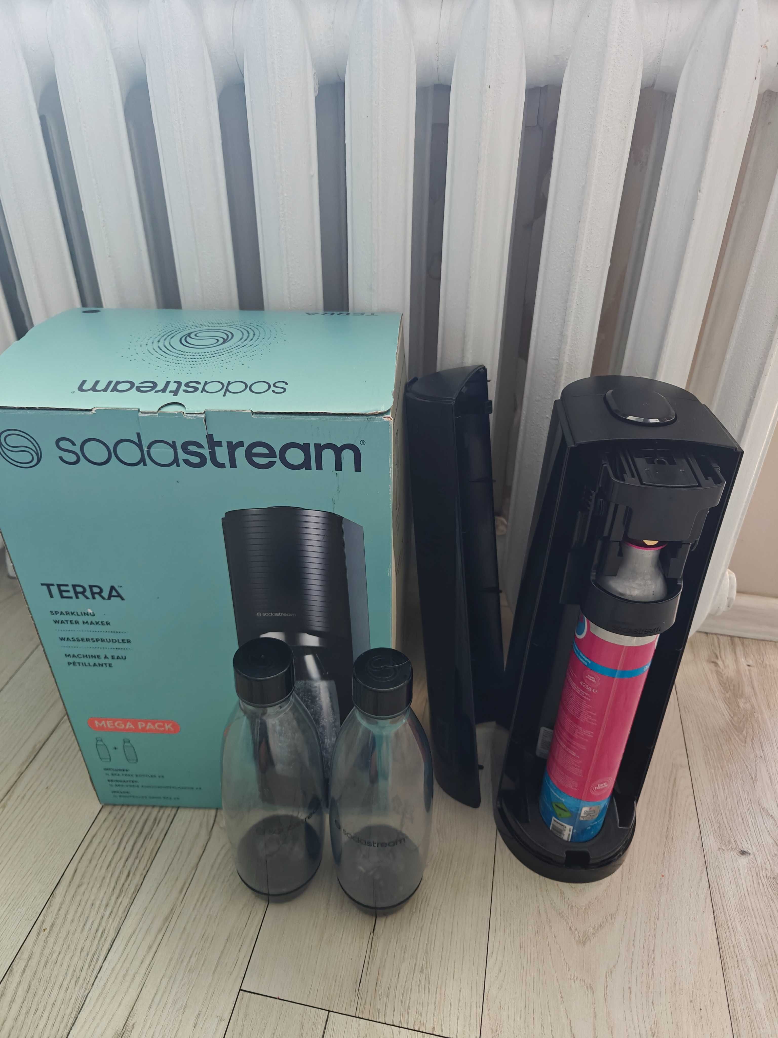 Soda Stream Sodastream Terra Black saturator plus butelki
