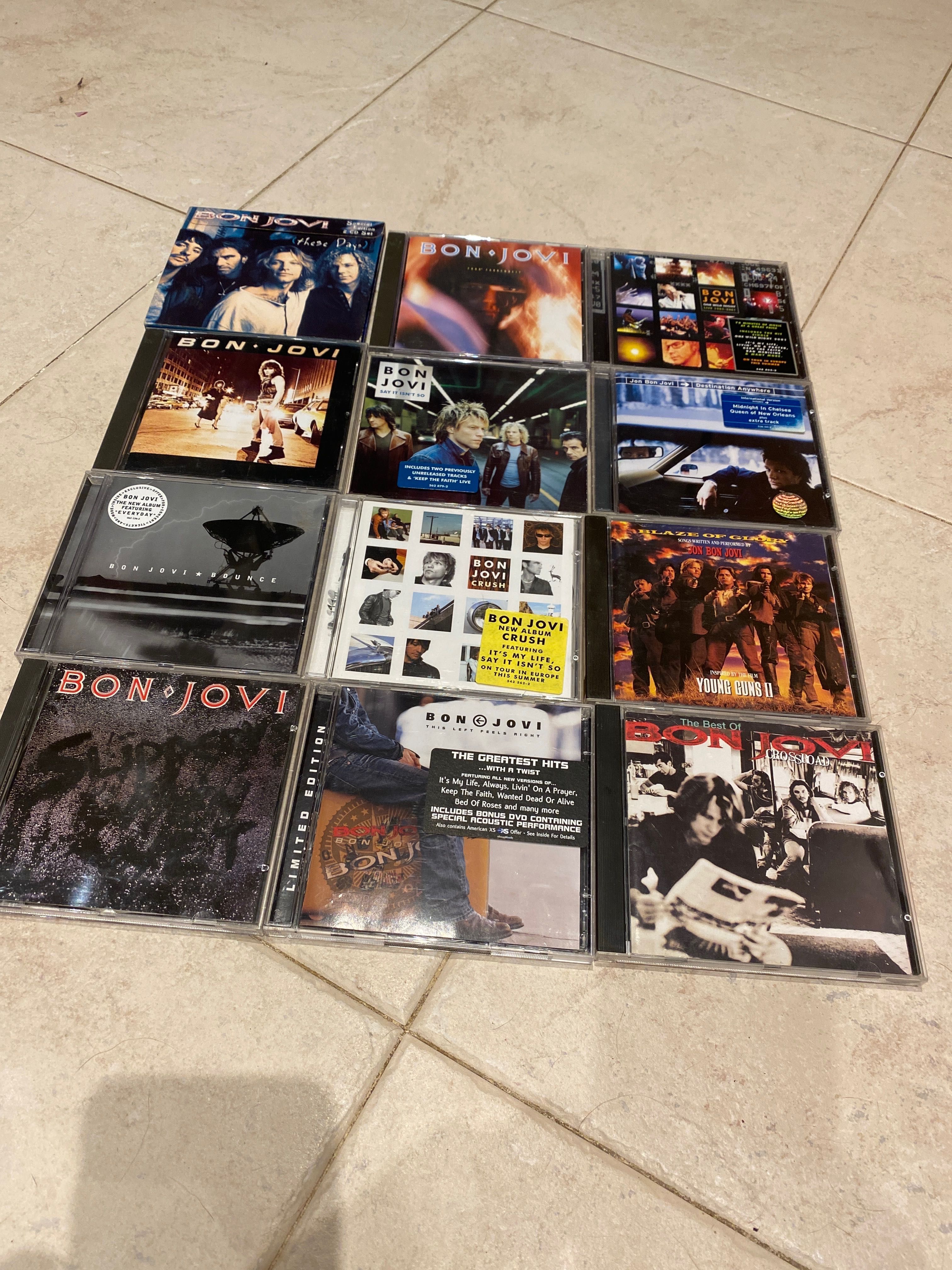 Coletânea de vários CDs Bon Jovi