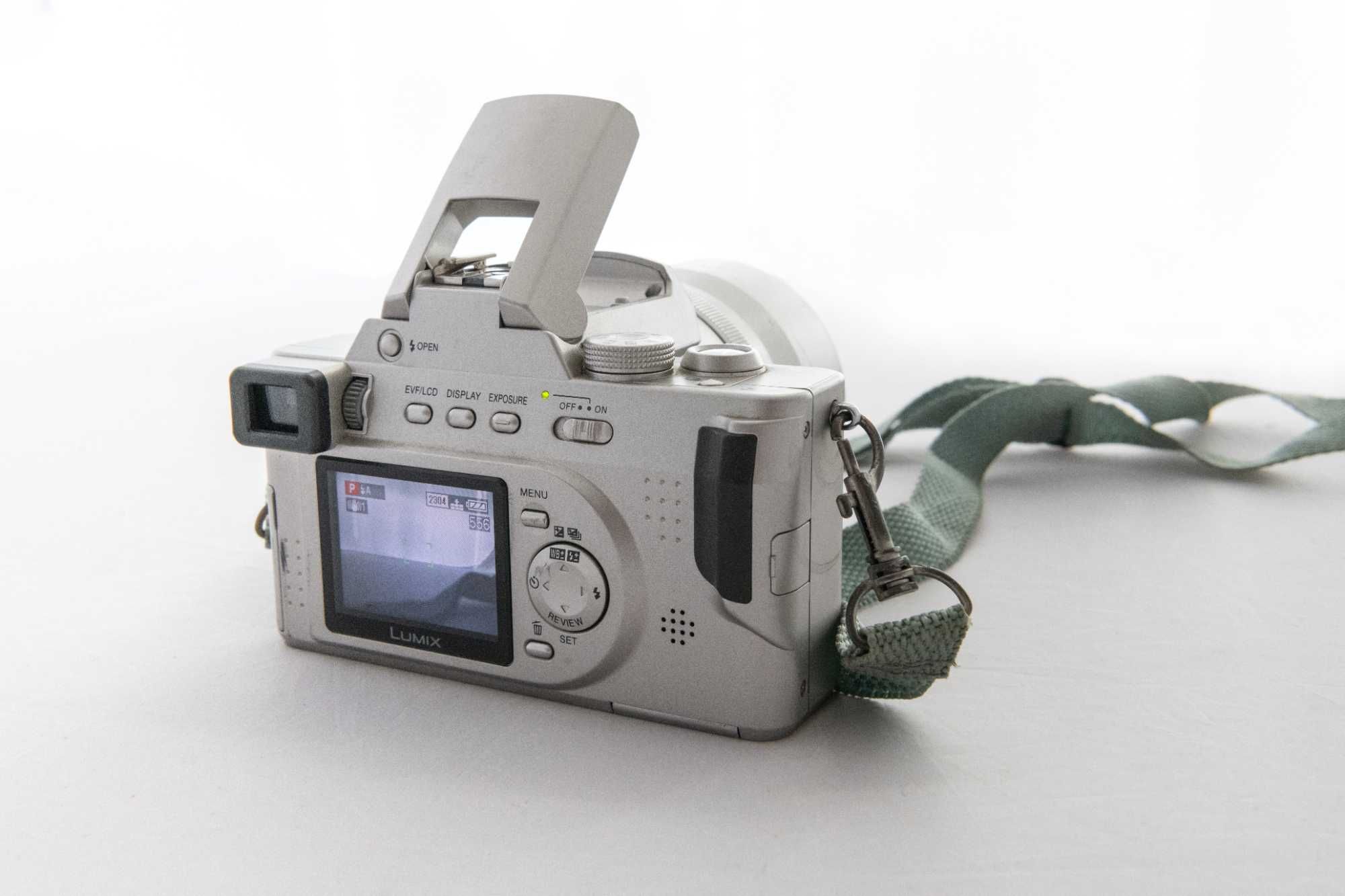 Kultowy aparat cyfrowy Panasonic LUMIX DMC-FZ10 komplet