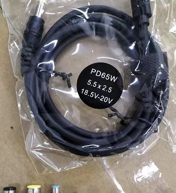 Адаптер Type C для зарядки ноутбуків від павербанку з комплектом перех