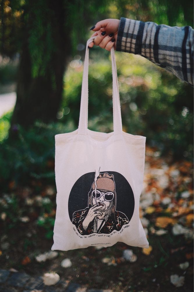 Tote Bag Kurt Cobain