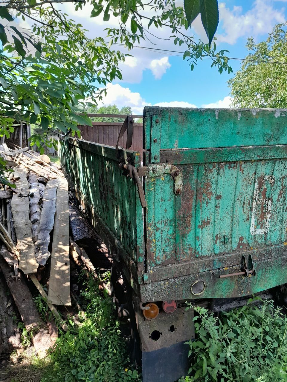 Причеп, в нормальному стані