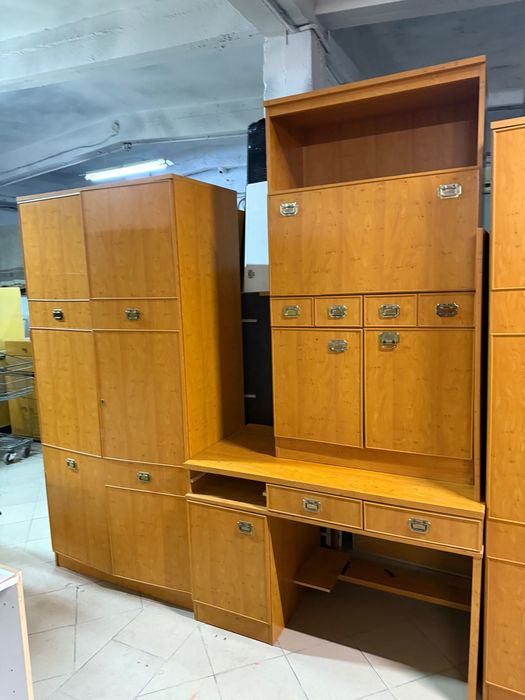 Solidny zestaw biurowy lub pokojowy | Fornir drewniany mocny DOWÓZ