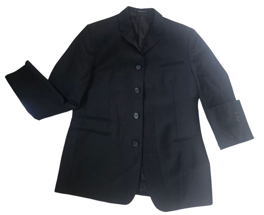 Emporio Armani marynarka męska czarna r M r 52 elegancka