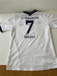 Koszulka piłkarska Schalke 04 #7 Meyer Adidas L młodzieżowa