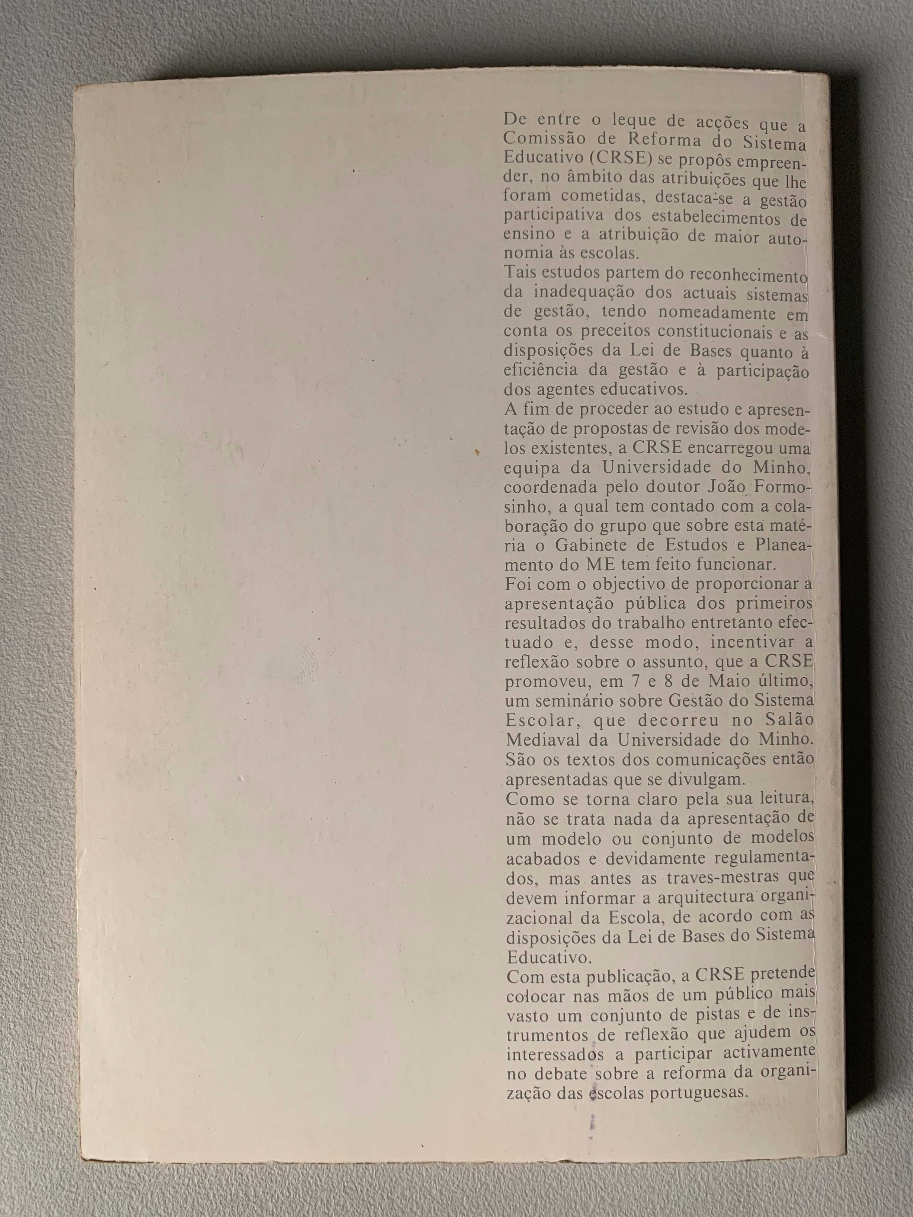 A Gestão do Sistema Escolar
