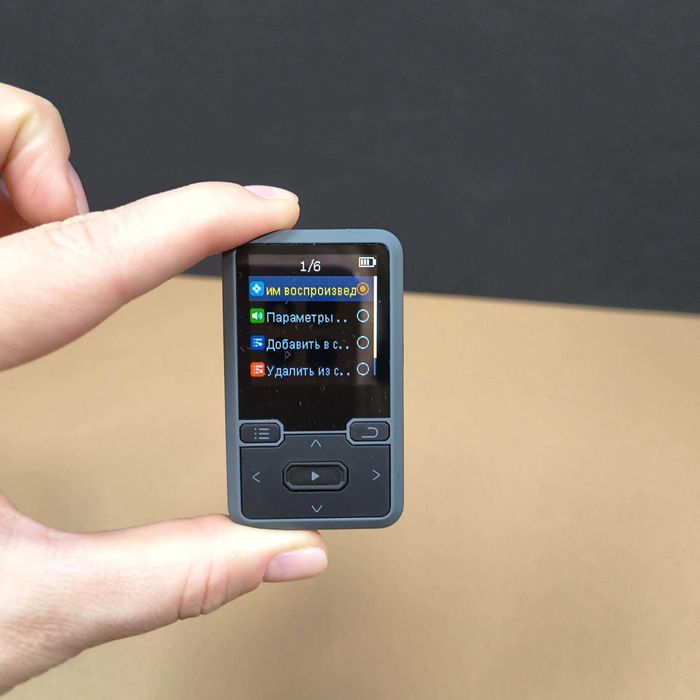 Купить мп3 плеер mp3 для музыки HiFi с блютузом экраном 32Gb клипса